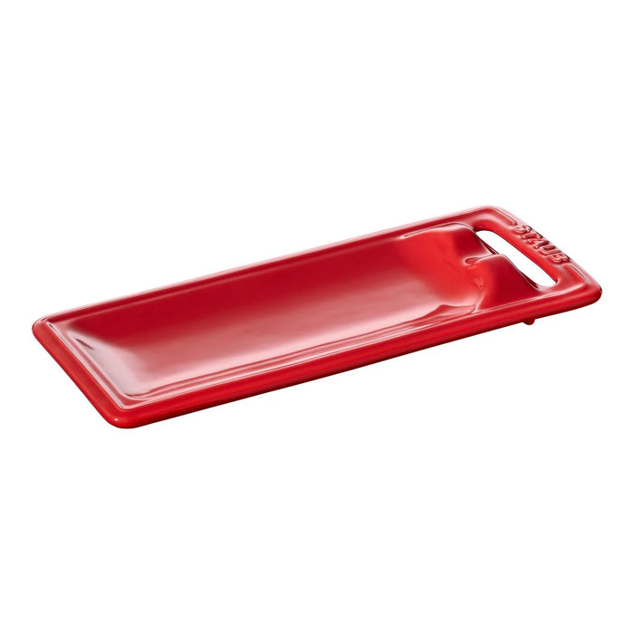 STAUB Ceramique Spoon Rest, Cherry