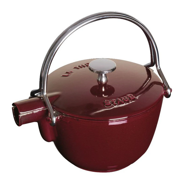Staub Cast Iron Teapot 1.1L, Grenadine-Red