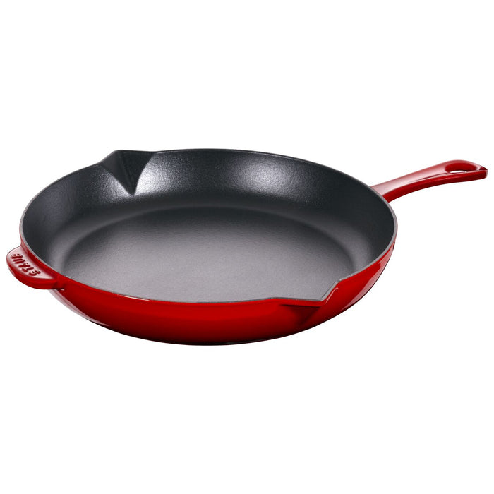 STAUB Frypan w/Pouring Spout 26 cm | 10 Inch, Cherry