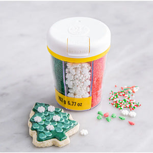 Wilton 6-Cell Sprinkles Christmas