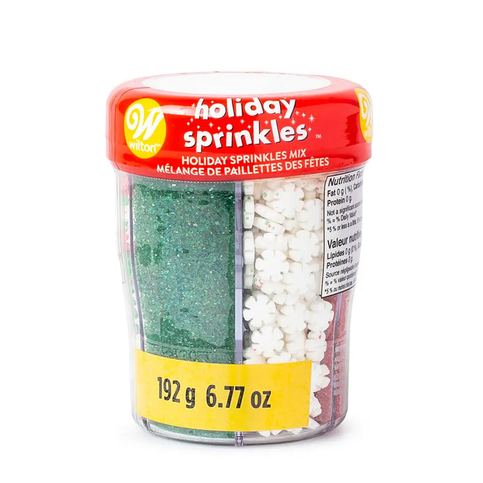 Wilton 6-Cell Sprinkles Christmas