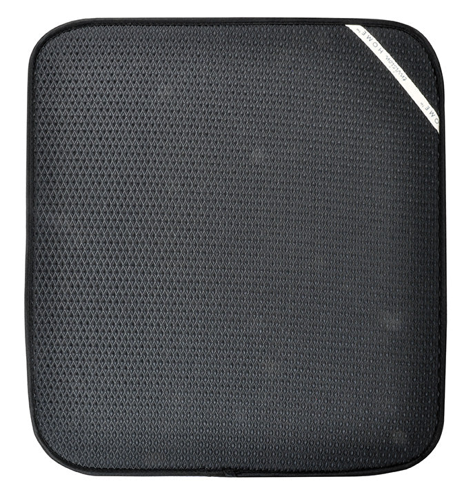Envision Home Dish Drying Mat 16 x 18 Inch, Black