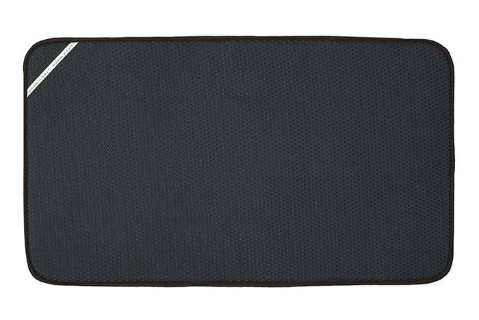 Envision Home Jumbo Dish Drying Mat 18 x 32 Inch, Black