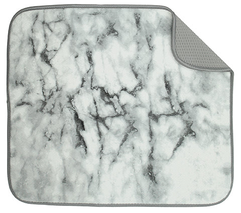 Envision Home Dish Drying Mat 16 x 18 Inch, Marble