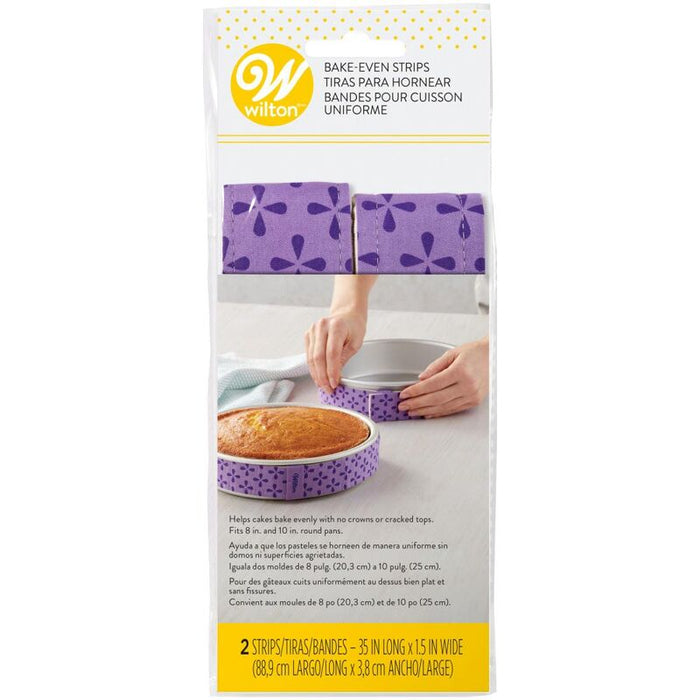 Wilton Bake Even Cake Strips 2pc Set