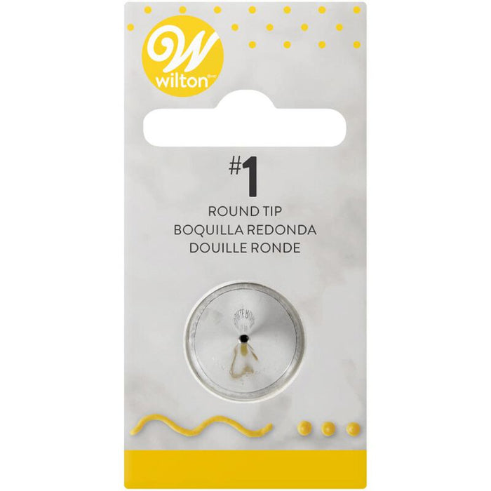 Wilton Cake Decorating Tip, #1 Round (Carded)