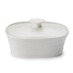 Sophie Conran White Collection Covered Butter Dish