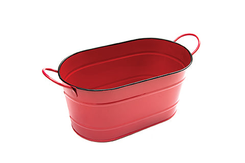 Nantucket Seafood Red Serving Tub