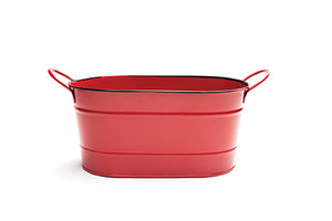 Nantucket Seafood Red Serving Tub