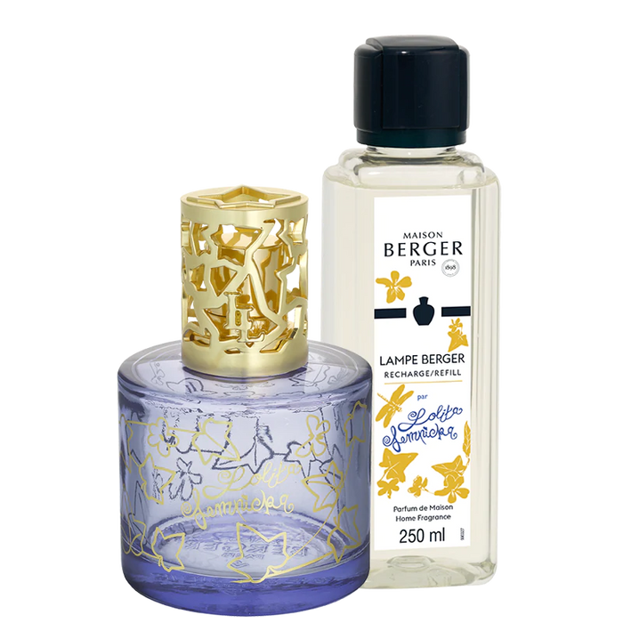 Maison Berger Lamp Gift Set, Pure Lolita Lempicka Blue Lamp + 250ml Lolita Lekmpicka