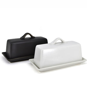 BIA PARK WEST Butter Dish, Black