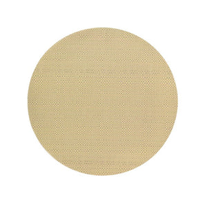 Harman Trace Basketweave Round Placemat, Oyster Grey