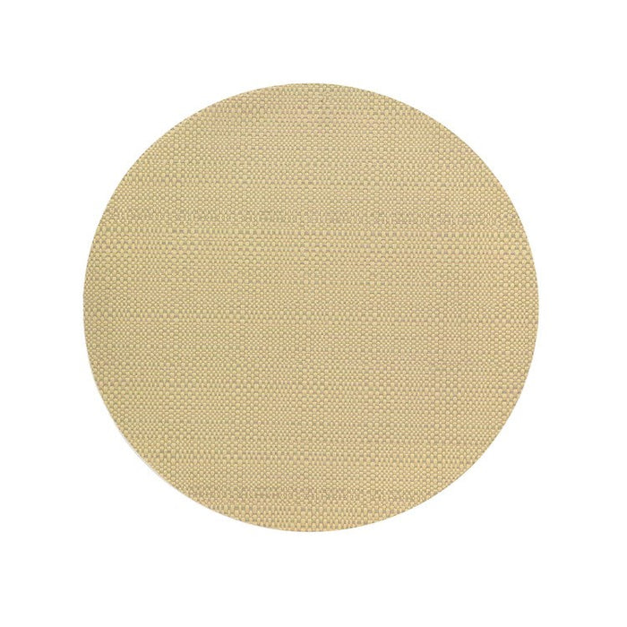 Harman Trace Basketweave Round Placemat, Oyster Grey