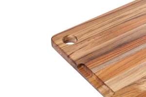 Teakhaus Cook's Cutting Board with Corner Hole, Medium