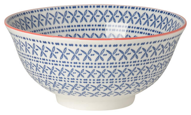 Danica Now Designs Stamped Bowl 6.5 Inch, Blue