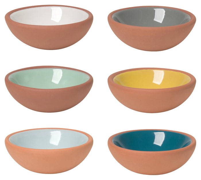 Danica Heirloom Individual Pinch Bowl, Terracotta Sky (Assorted Designs)