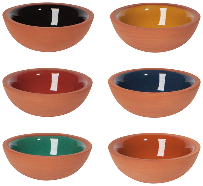 Danica Heirloom Individual Pinch Bowl, Terracotta Kaleidoscope (Assorted Designs)