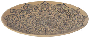 Danica Heirloom Stamped Plate 8.5 Inch, Mandala