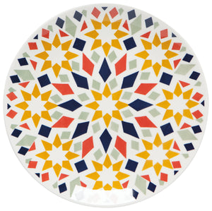 Danica Heirloom Stamped Plate 8.5 Inch, Kaleidoscope