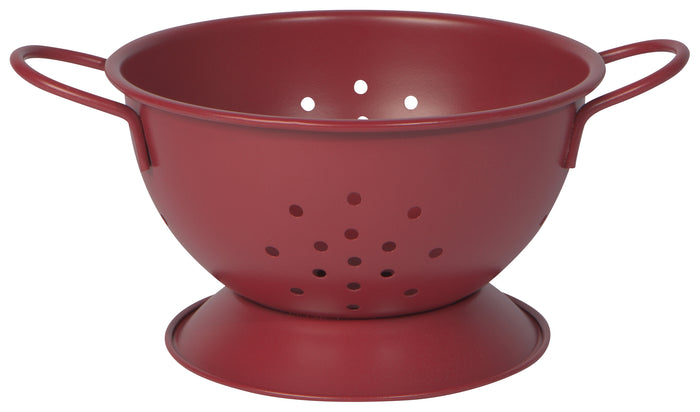 Danica Now Designs Small Colander, Matte Carmine Red
