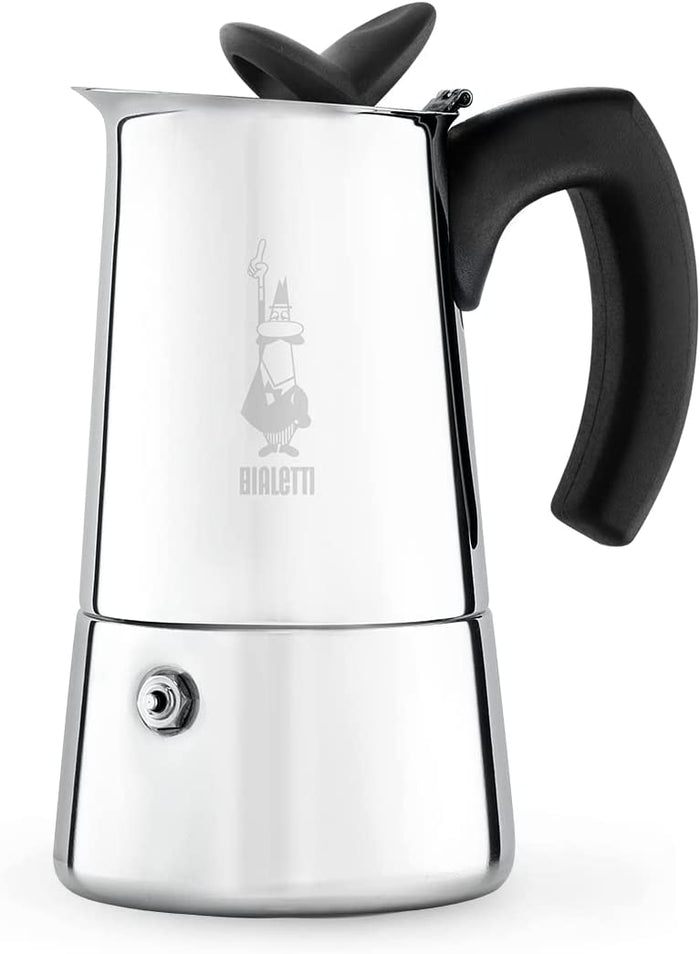 Bialetti Musa Stainless Steel Stovetop Espresso Maker 6-Cup