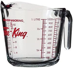 Anchor Hocking Fire King Glass Measuring Cup, 4-Cup