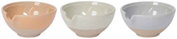 Danica Heirloom Mini Spout Bowls Set of 3, Aster