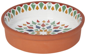 Danica Heirloom Terracotta Small Dish Set of 2, Kaleidoscope