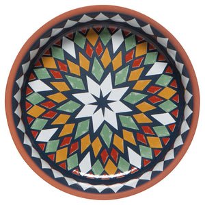 Danica Heirloom Terracotta Small Dish Set of 2, Kaleidoscope