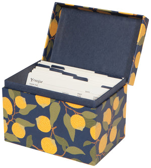Danica Now Designs Recipe Card Box, Lemons
