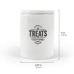 FRED Ceramic Treat Jar, Howligans 'Hi-Quality Treats'