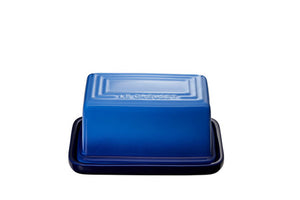 Le Creuset Stoneware Butter Dish with Lid, Blueberry
