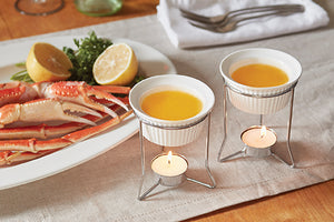 Nantucket Seafood Ceramic Butter Warmers Set