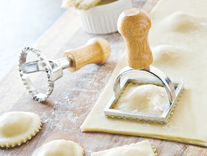 Fox Run Ravioli Cutter & Stamp (Round & Square)