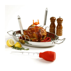 Norpro Silicone Stand Up Baster & Brush Set