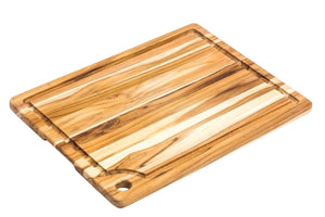 Teakhaus Cook's Cutting Board with Corner Hole, Medium