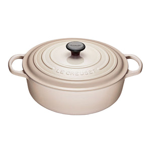 Le Creuset Shallow Round Dutch Oven 6.2L, Meringue