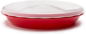 Fox Run Pie Saver & Carrier with Lid 10 Inch, Red