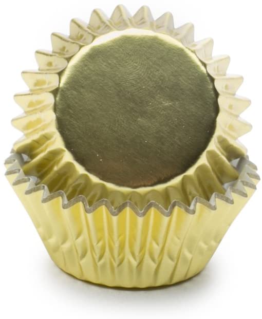 Fox Run Mini Baking Cups, Gold Foil