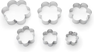 Fox Run Cookie Cutter Set of 6, Flower