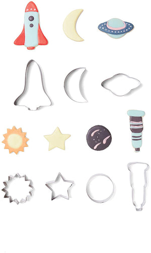 Fox Run Cookie Cutter Set, Astronomy