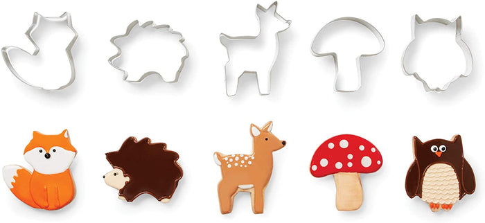 Fox Run Woodland Animals Cookie Cutter Set