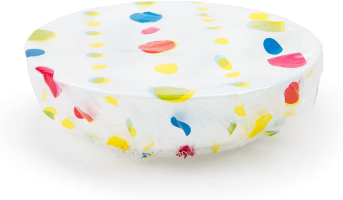 Fox Run Plastic Bowl Covers, Dots