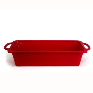 A La Tarte Silicone Loaf Pan, Red