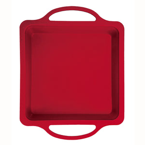A La Tarte Silicone Square Cake Pan 23 cm | 9 Inch, Red