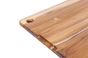 Teakhaus Cook's Cutting Board with Corner Hole, Large