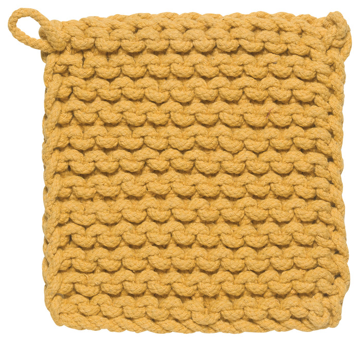 Danica Heirloom Knit Pot Holder, Honey Parker