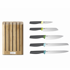 Joseph Joseph Elevate™ Knives and Bamboo Block Set