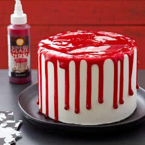 Wilton Edible Fake Blood Red Glaze for Cakes and Cupcakes 4oz.