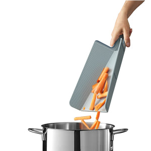 Joseph Joseph Chop2Pot™ Plus Folding Chopping Board, Small Blue
